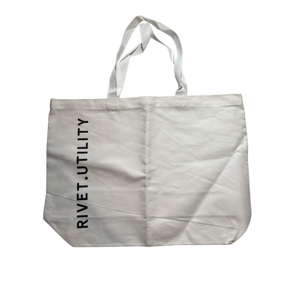 Rivet Utility Los Angeles Plain Canvas‎ Tote Bag